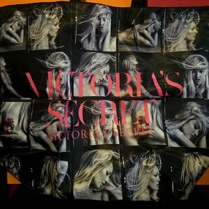 Victoria's Secret Black and Pink Artistic Tote